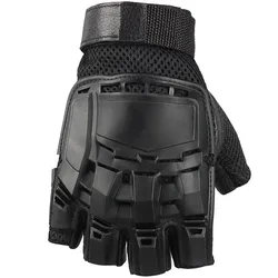 Guantes tácticos transpirables carcasa dura dedo completo o medio moto