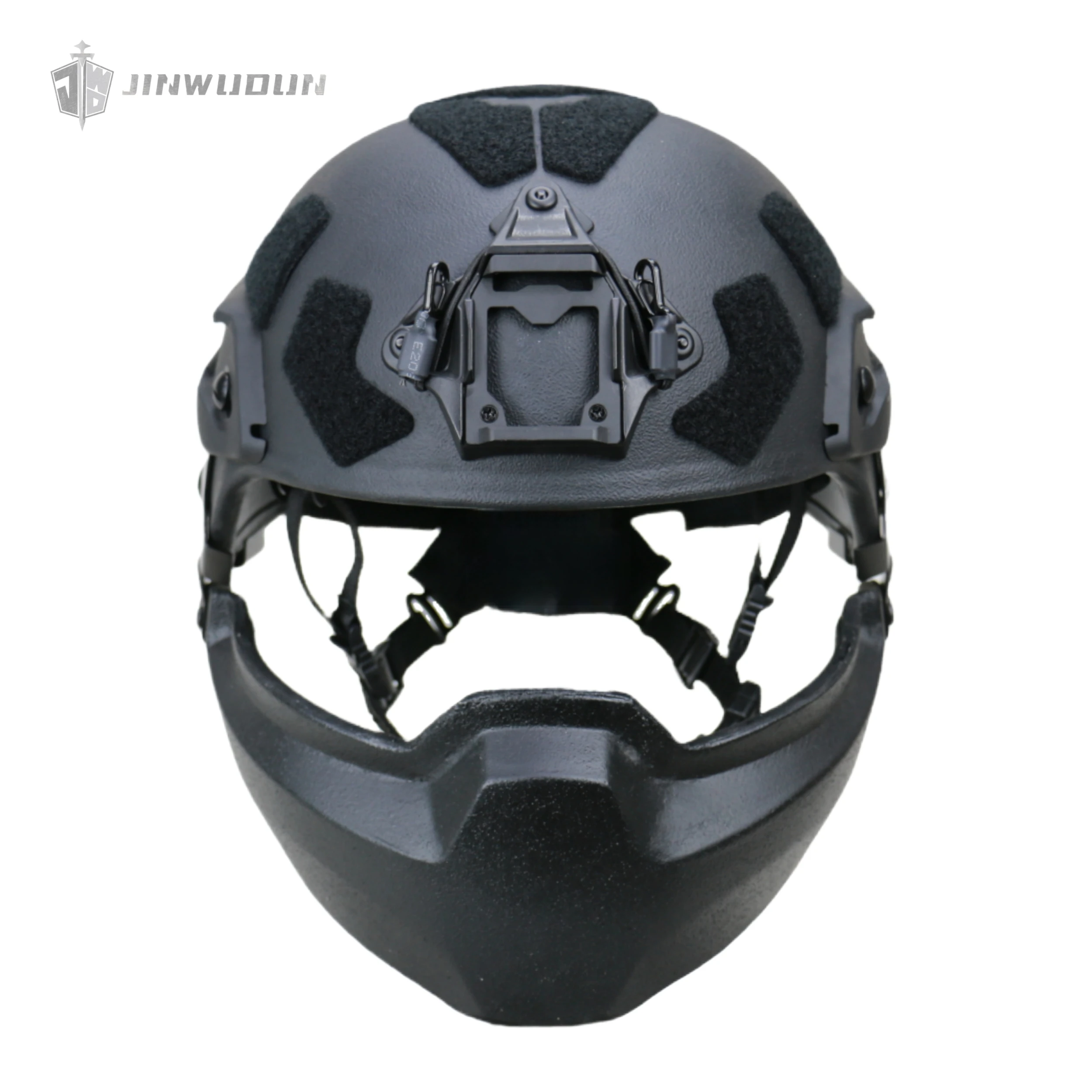 Casco MICH táctico con protector mandíbula balístico desmontable - imagen 4