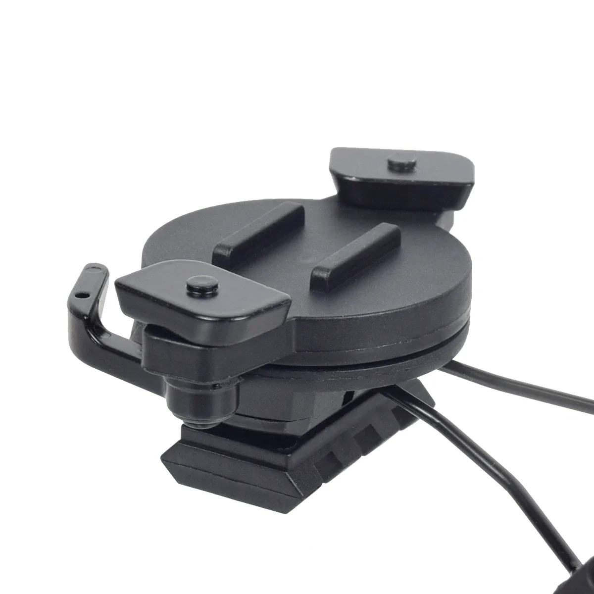 Soporte táctico para casco de auriculares, montaje en riel rápido, adaptador de riel para disparar, soporte de suspensión de rotación 360, accesorios para casco - imagen 4