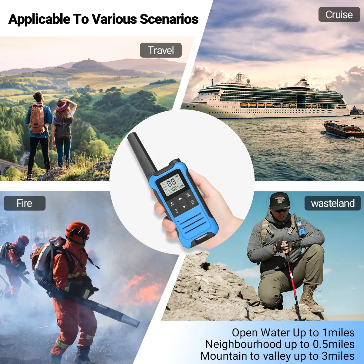 2 uds Baofeng F22 Mini Walkie Talkie PMR FRS cargador tipo C recargable portátil de larga distancia para caza al aire libre Radio aficionado - imagen 5