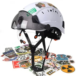 Casco seguridad ABS con visera y gafas integradas – Protección laboral