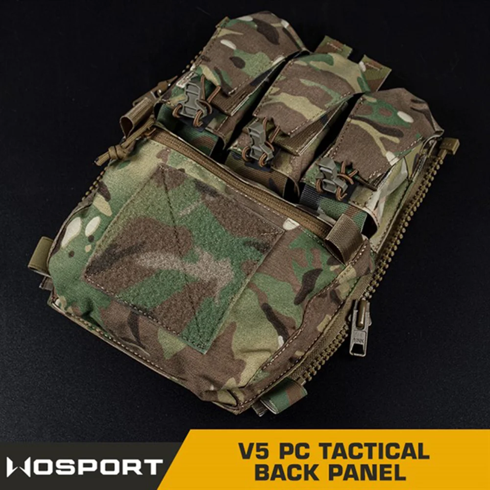 Suplemento de Panel trasero táctico militar FCPC V5, chaleco táctico de caza, mochila, Paintball, Airsoft, accesorios de actualización - imagen 2