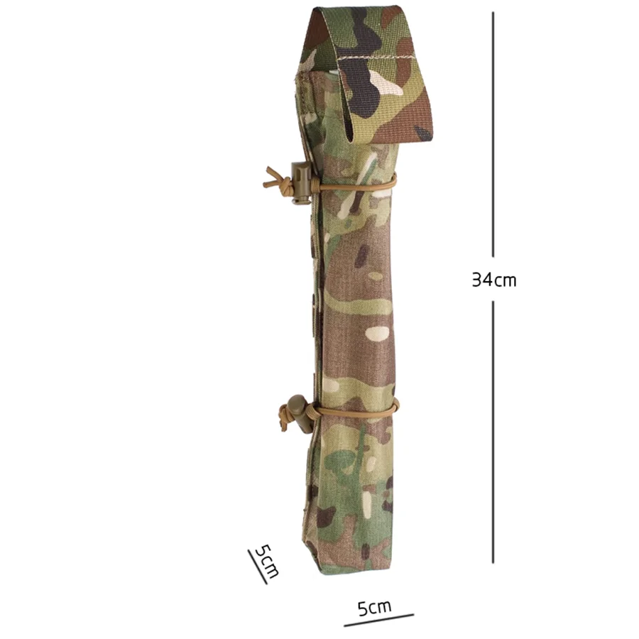 Bolsa de almacenamiento táctica pecho colgante molle rollo bolsa de barra - imagen 4