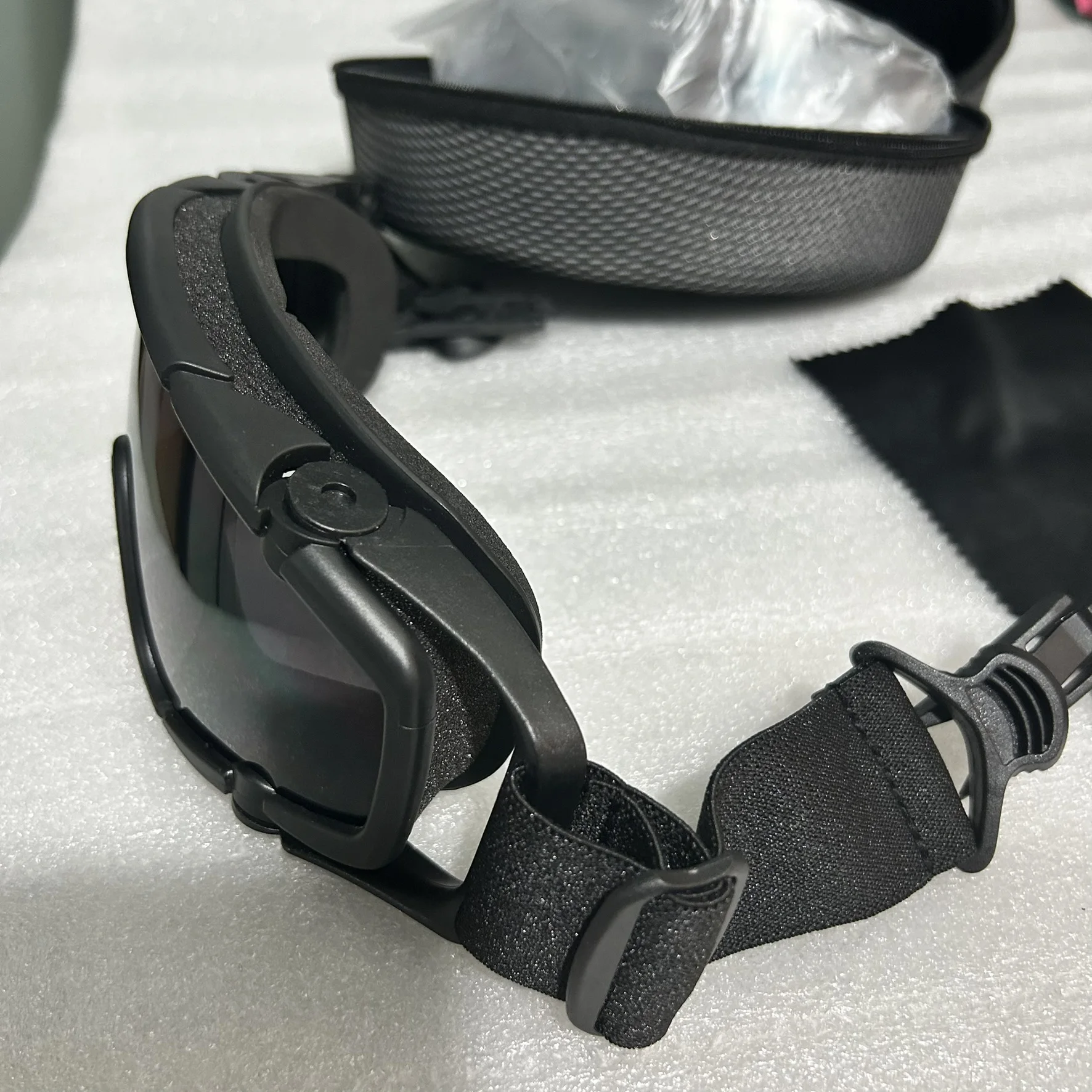 FMA Gafas balísticas Versión de montaje en casco Gafas deportivas a prueba de polvo al aire libre a prueba de viento - imagen 3