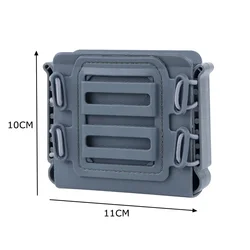 Bolsa MOLLE ajustable para cargadores con clip de munición táctica