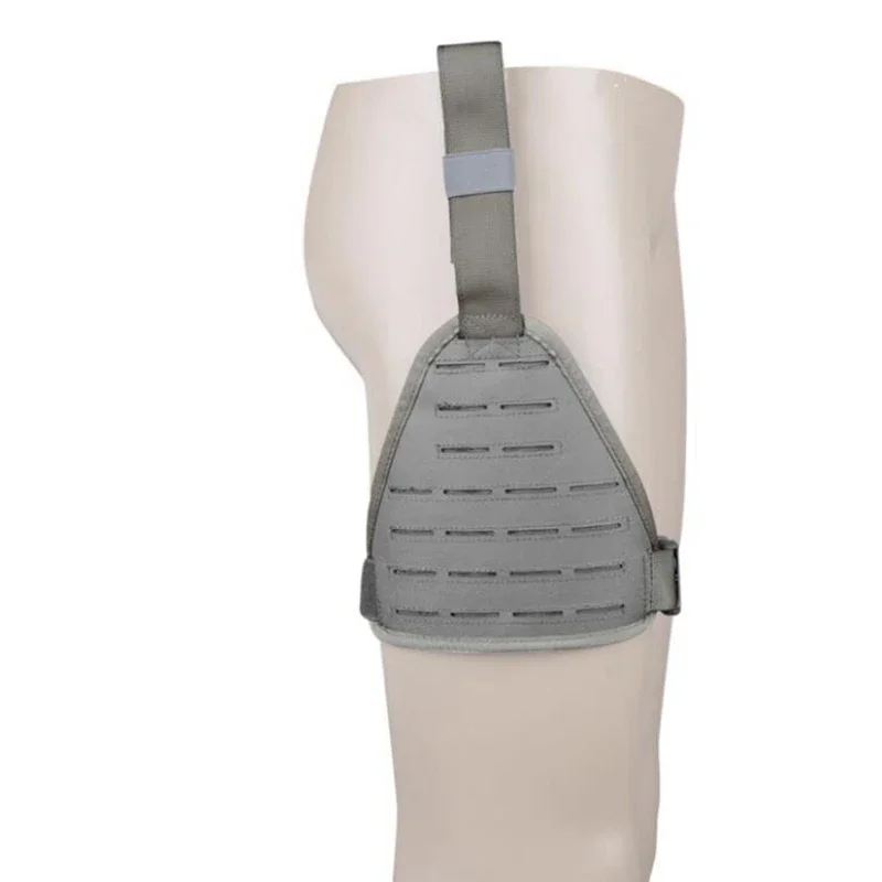 Plataforma táctica Molle para pierna, funda para pistola, bolsa para revistas, Panel de aparejo para muslo de caza, correa de cinturón ajustable Universal - imagen 2
