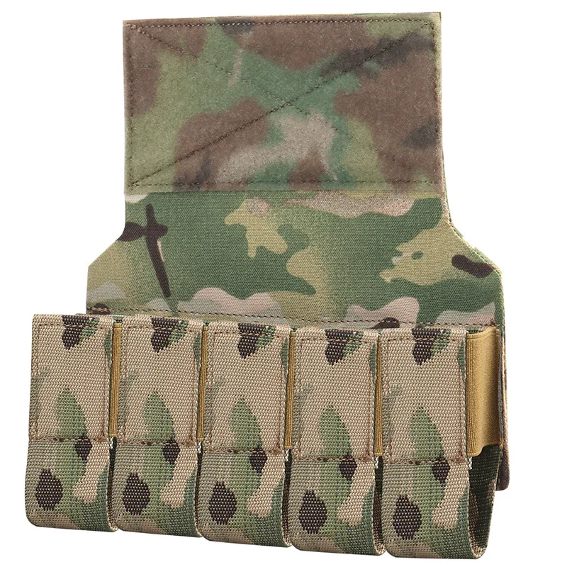 Colgador de pecho táctico/chaleco multifunción, paquete de almacenamiento de vientre inferior, cinco M203, paquete de suplemento de camuflaje - imagen 3
