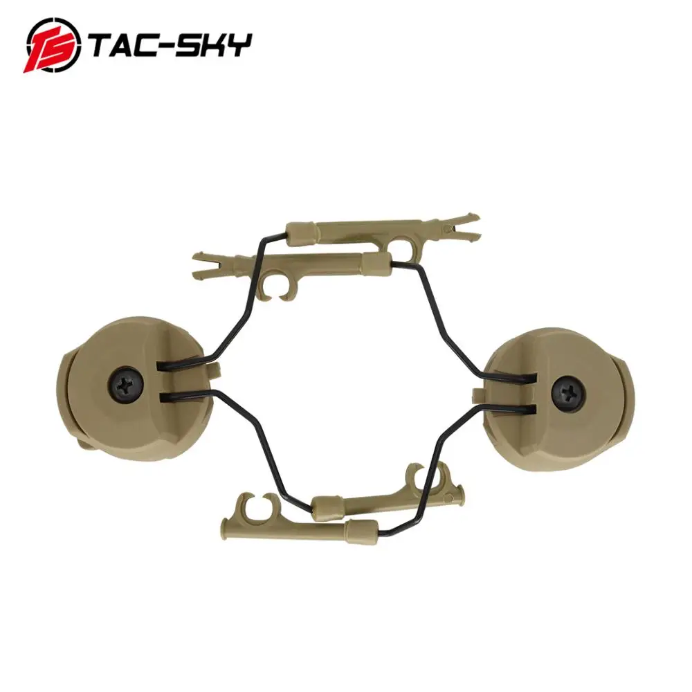 TAC-SKY Fast Ops Core casco ARC Rail adaptador soporte DE auriculares para tácticas militares COMTA I II III IV XPI soporte DE auriculares DE - imagen 4