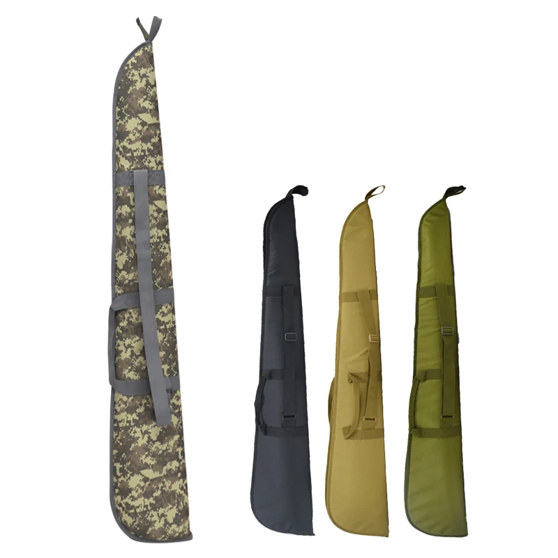 Bolsa táctica para pistola de caza al aire libre, bolsas de transporte para escopeta, Rifle, correa de hombro para combate, funda protectora para pistola, mochila de 128cm - imagen 5