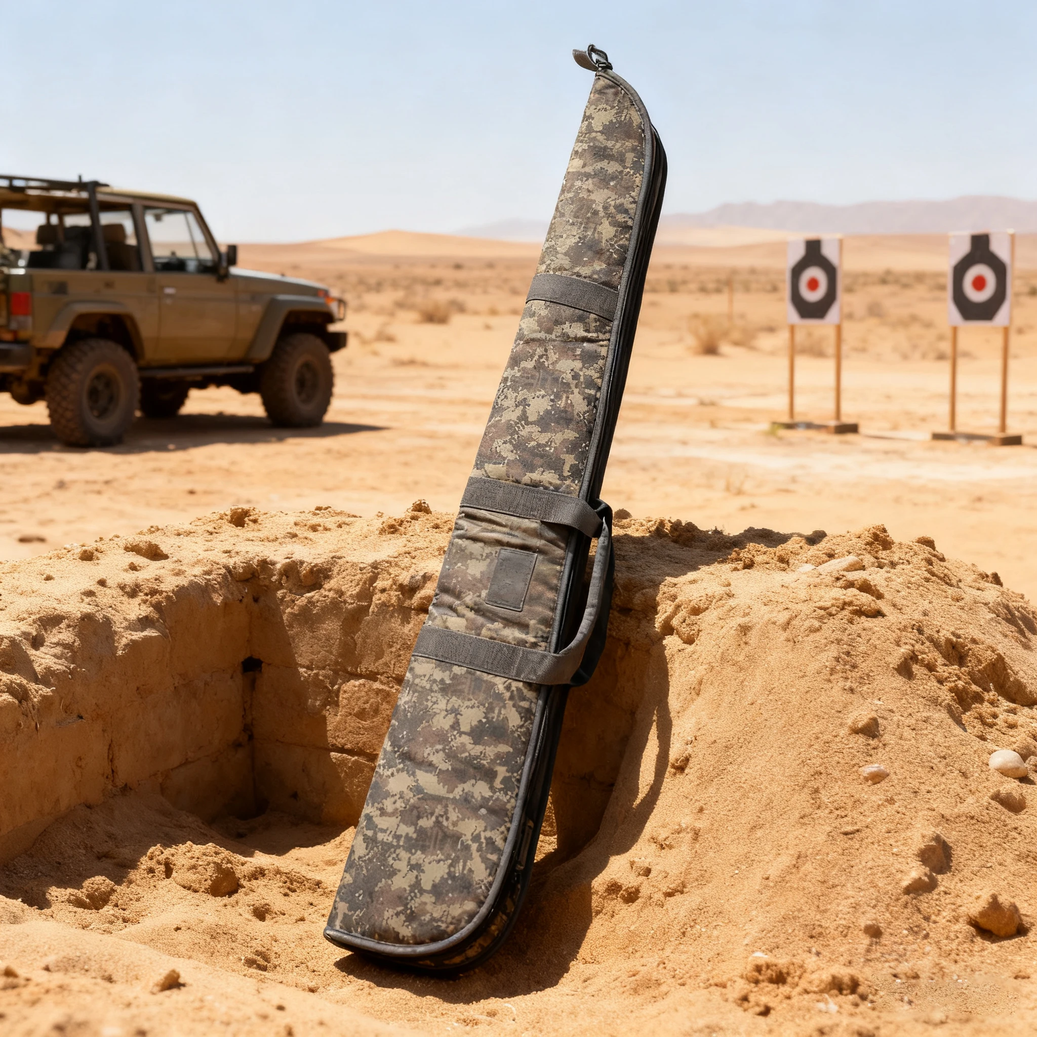 Bolsa táctica para Rifle de francotirador, equipo de entrenamiento de caza al aire libre, cubierta protectora para Rifle, Funda de cuero para pistola de aire de nailon, 128cm - imagen 2