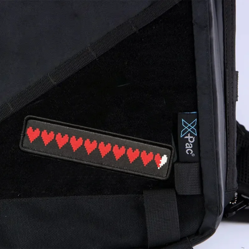 Parche de corazón bonito, insignia de moral táctica, estampado de gancho y bucle, mochila, accesorios de decoración de ropa, brazalete adhesivo - imagen 5