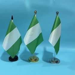 Bandera de Nigeria para escritorio, poliéster resistente