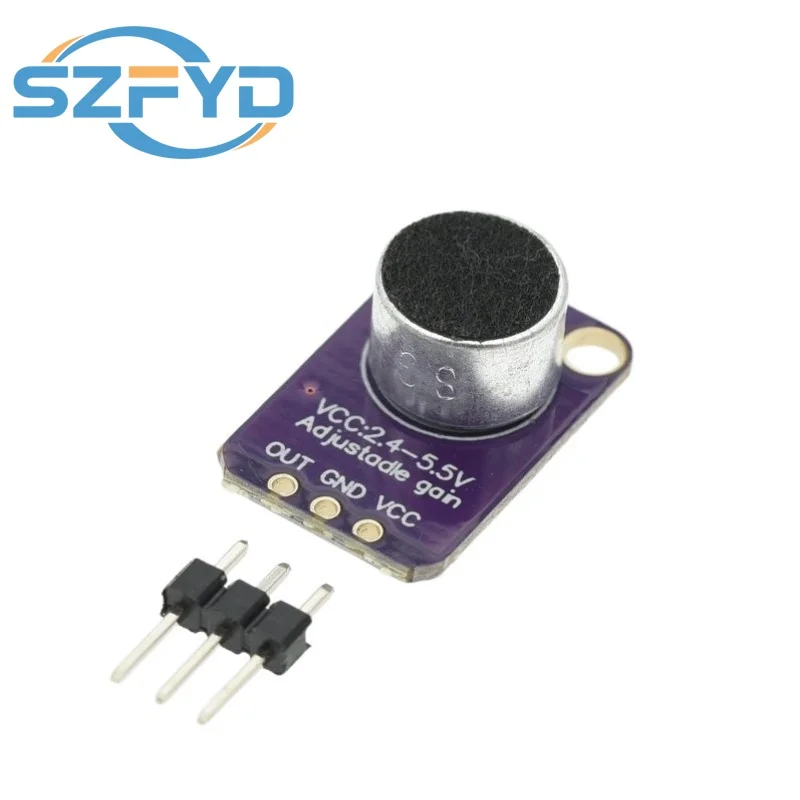 Módulo de Sensor de sonido, Sensor de Control de sonido MAX4466 MAX9814, interruptor de detección de silbato, amplificador de micrófono para Arduino KY-037 - imagen 4
