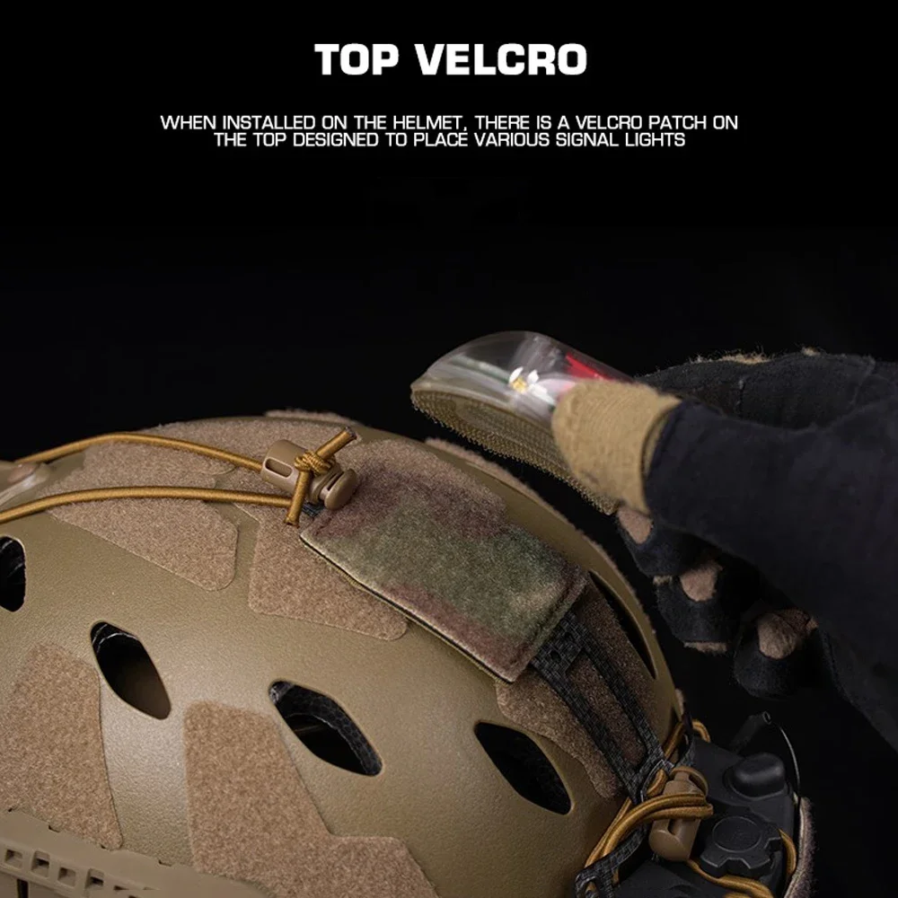 Caja de batería táctica PVS31 NVG, bolsa de almacenamiento, sistema de retención de casco rápido, accesorio ajustable para casco de Paintball Airsoft - imagen 5