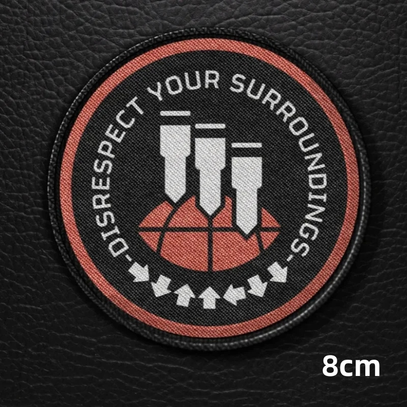 Parches con estampado Hell Diver, parche bordado de calavera para ropa, gancho y bucle, insignias militares tácticas para mochila, pegatinas - imagen 5