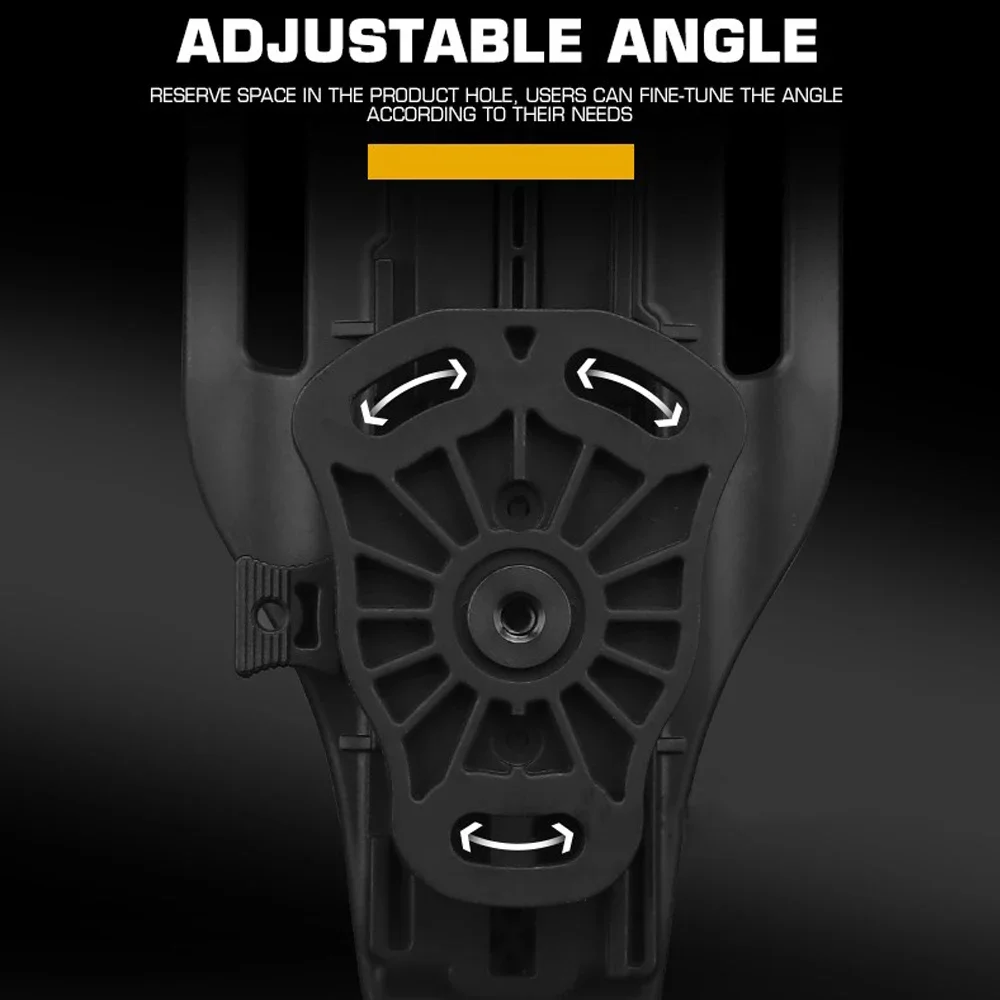 Adaptador de funda táctica, plataforma de ajuste de altura de tres niveles, funda de tiro Airsoft para caza, Base adaptadora de liberación rápida - imagen 5