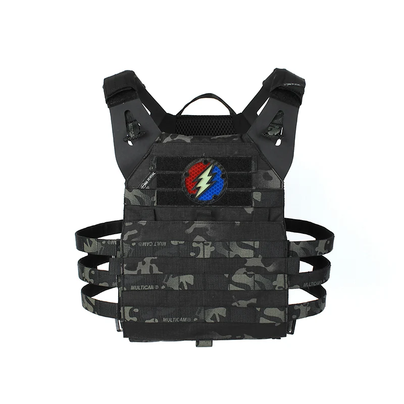 Parche luminoso relámpago de fibra de carbono, insignias tácticas reflectantes redondas para exteriores, ropa, mochila, decoración DIY - imagen 5