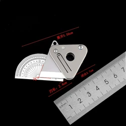 Cuchillo plegable titanio EDC táctico para exteriores y camping