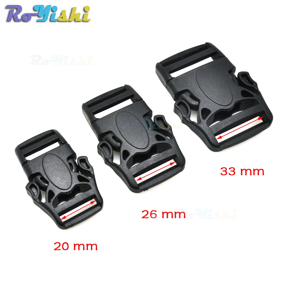 Hebillas de plástico en forma de langosta para mochila, correas, tamaño 20mm, 26mm, 33mm - imagen 2