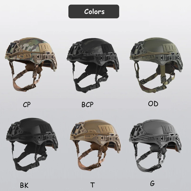 Cascos tácticos equipo Wendy casco rápido ligero para Airsoft Paintball caza tiro Protector de cabeza - imagen 4