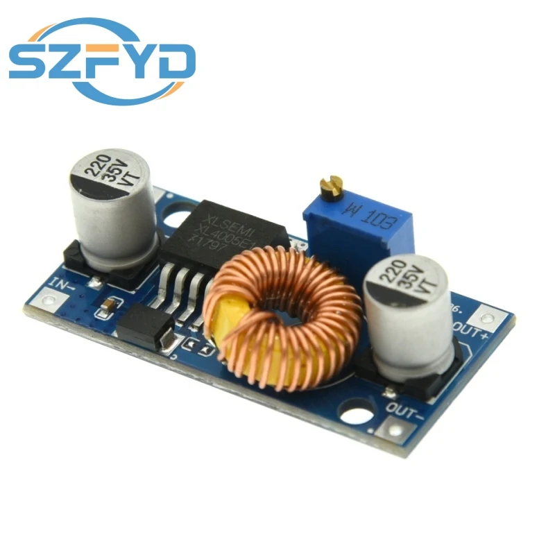Módulo reductor ajustable XL4005 DC-DC - Alta corriente de 5 A, fuente de alta potencia - Superior a LM2596 - imagen 2