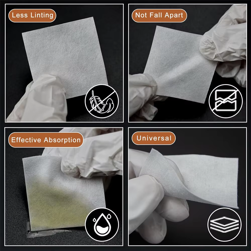 Paño táctico sin pelusa limpieza pistola rifle – Algodón absorbente - imagen 3