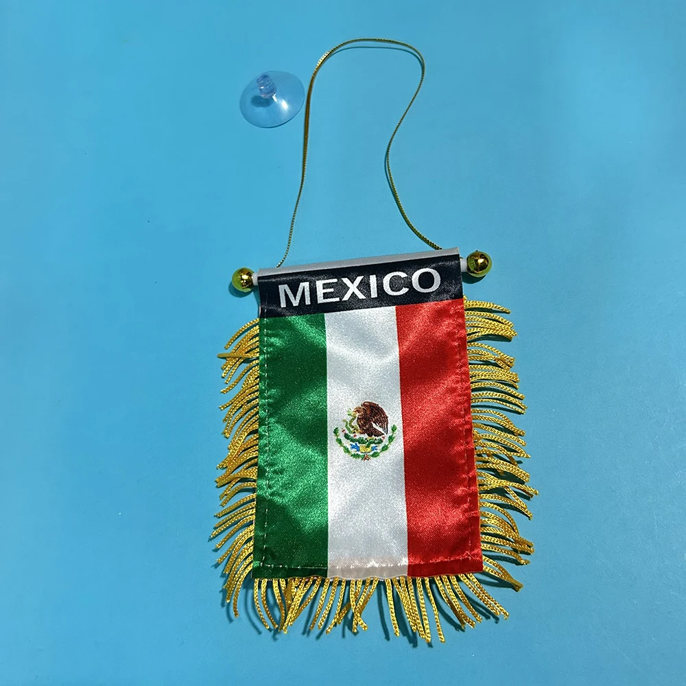 SKY FLAG Bandera de coche México impresa por ambos lados - imagen 3