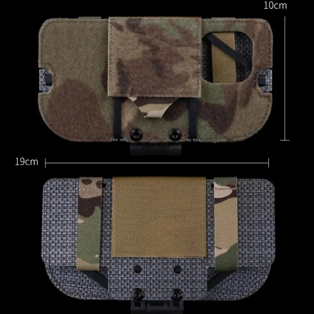 Tablero de navegación plegable MOLLE táctico para IPHONE 15 PRO MAX, bolsa para teléfonos móviles, chaleco de caza Airsoft, funda para mapa, equipo de Panel administrador - imagen 3