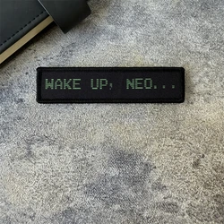 Parche táctico morale Wake Up Neo Matrix con velcro