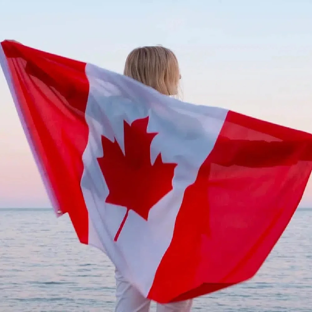 Bandera Can Ca Canadá de hoja de arce de 3x5 pies