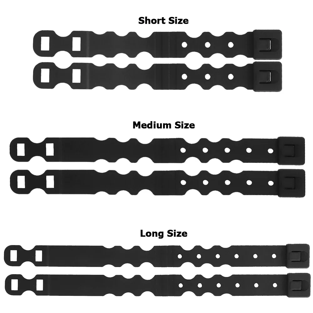 Sistema táctico Molle, Clips de malicia, Clips Molle cortos/medianos/largos, correa de fijación para bolsa de revistas, bolsas tácticas, 4 Uds. - imagen 3