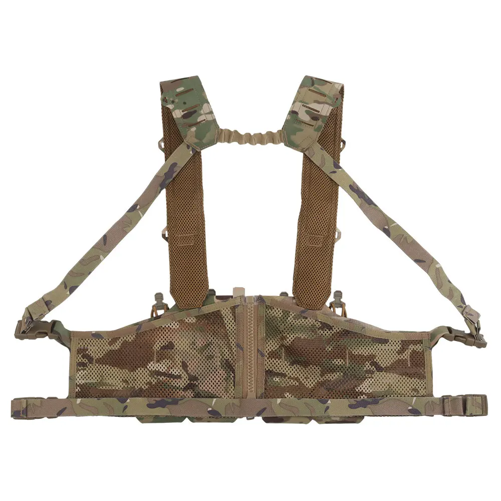 Chaleco táctico ligero de caza SF para hombre, chaleco Airsoft con arnés Molle H ajustable con bolsa para revistas M4 AR - imagen 2