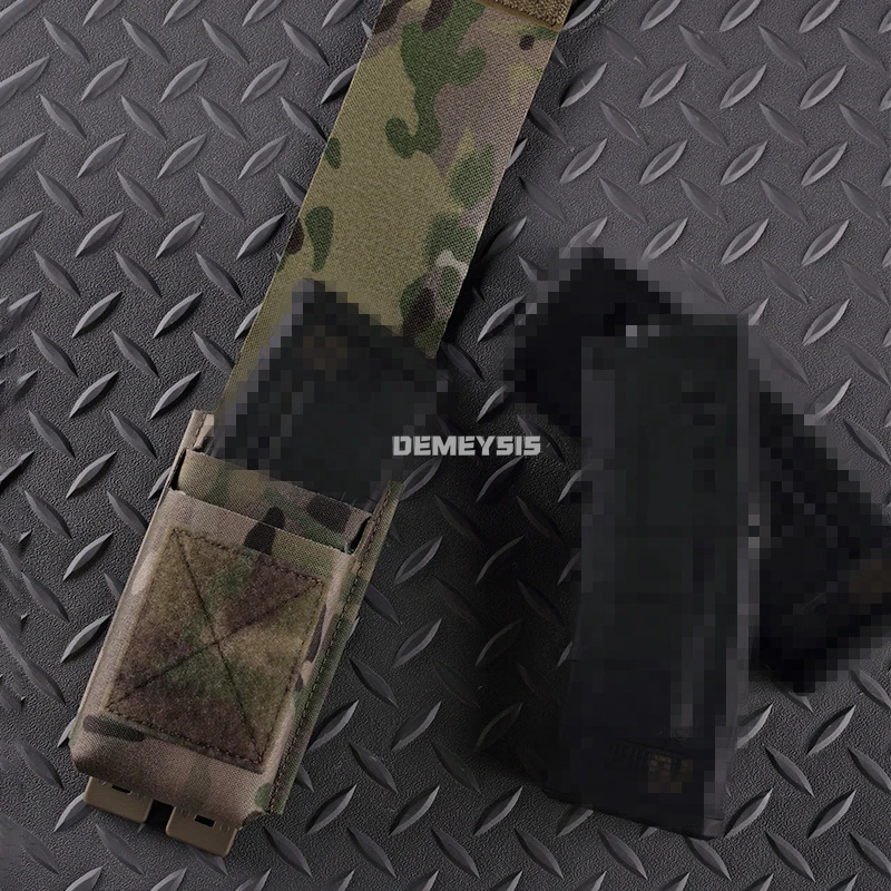 Pistolas tácticas 5,56, bolsas dobles para revistas, funda protectora para revistas de caza, sistema MOLLE de liberación rápida, equipo de cinturón - imagen 4