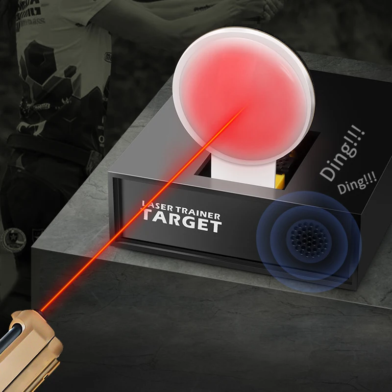 Objetivos láser de fuego seco para entrenador de tiro, entrenamiento láser electrónico, práctica de tiro, objetivo reactivo, reinicio automático - imagen 3