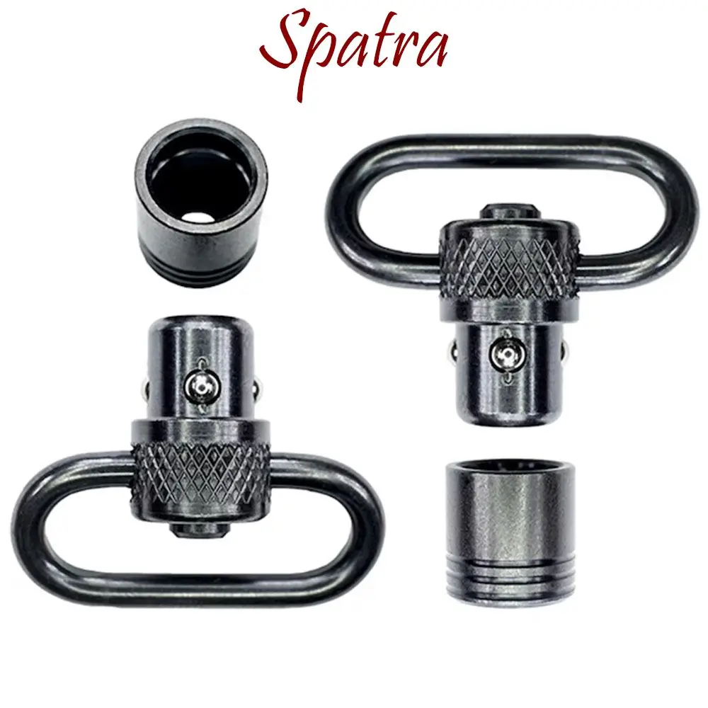 2 Pcs Sling Swivels Push Button Quick Detach For 1 Inch Shoulder Strap Buckle - imagen 2