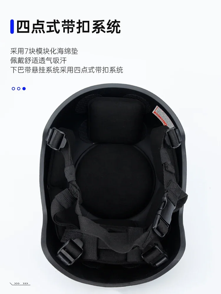 American Mich2001-Casco táctico de asalto Fa de corte alto, campo de equitación engrosado - imagen 4