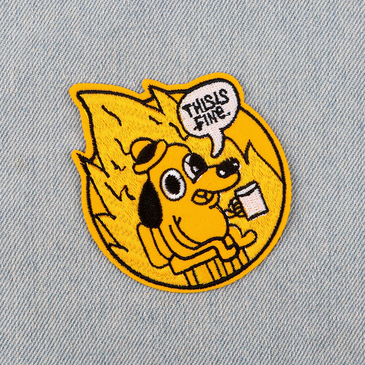 Parche bordado fino, parches divertidos para planchar con perros para ropa, parches termoadhesivos para ropa, insignias para coser DIY - imagen 3