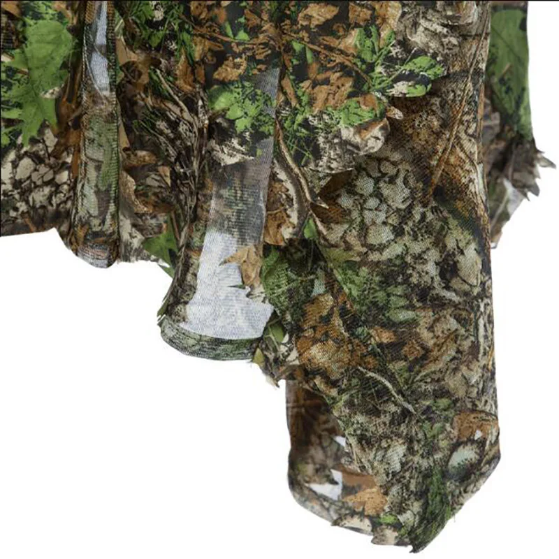 Ghillie-traje de camuflaje biónico para hombre y mujer, traje de caza al aire libre, reloj de aves, ropa de poliéster, conjunto de ropa de combate de entrenamiento - imagen 3