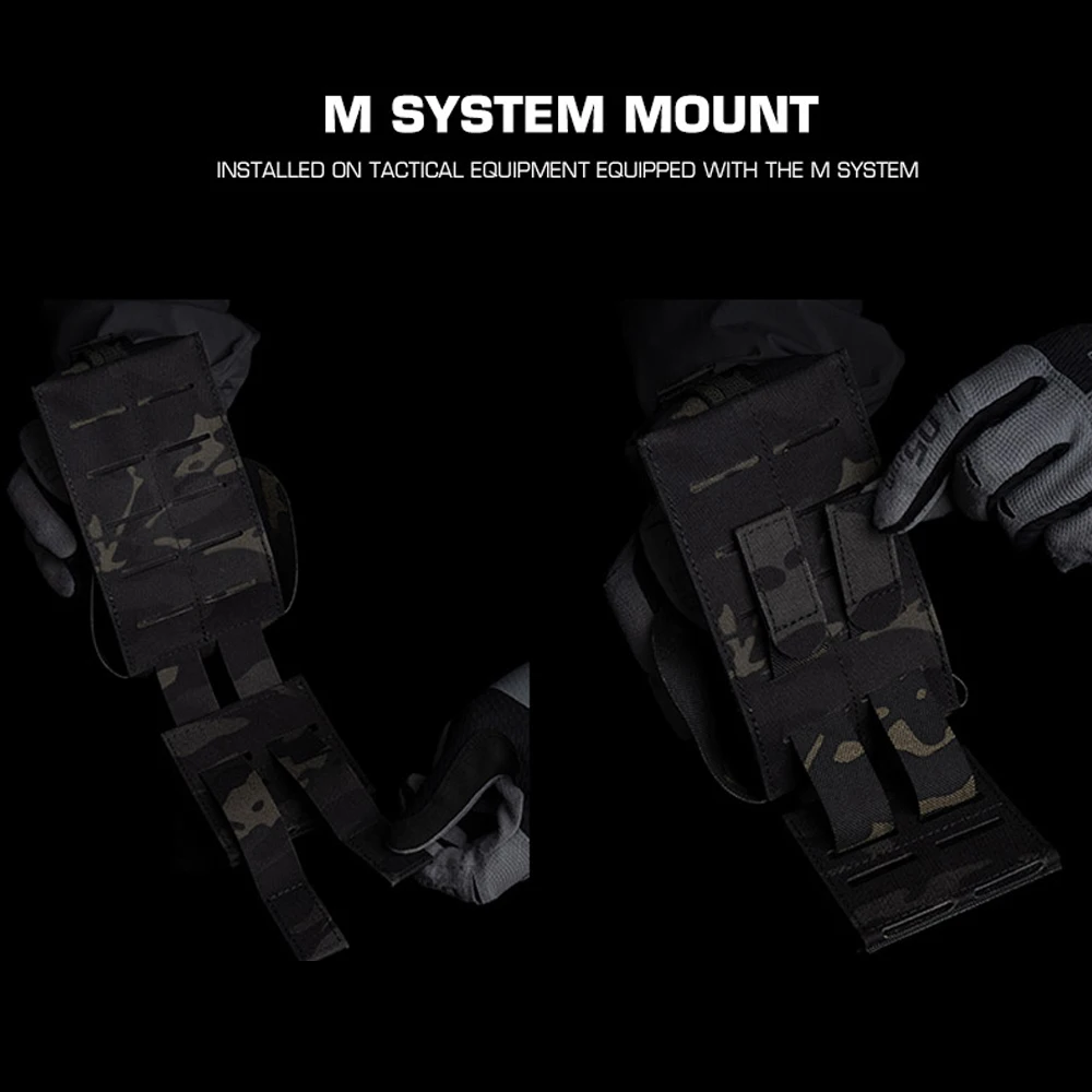 Bolsa de almacenamiento táctica MOLLE para controlador de Dron, con cubierta de protección anticaída, bolsa de cintura portátil para deportes de acampada y caza al aire libre - imagen 5