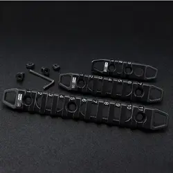 Tira de riel guía MLOK táctica aluminio para exteriores y uso militar