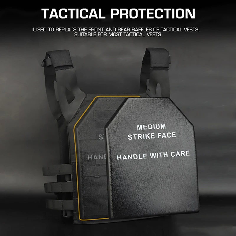 Chaleco táctico placa protectora armadura corporal proteger almohadillas de inserción Paintball Airsoft CS placas ficticias tablero PP resistente a golpes - imagen 3