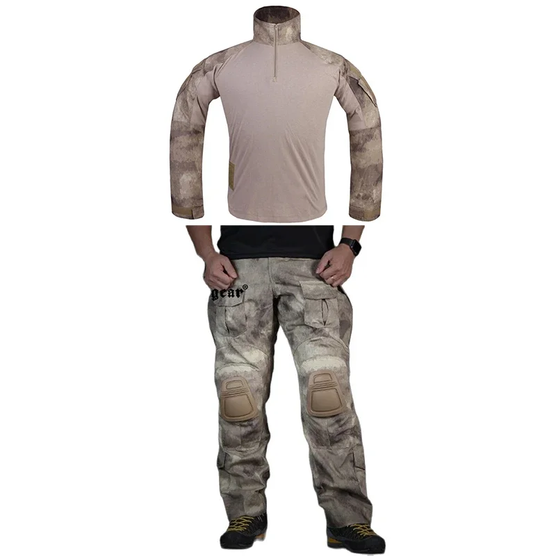 Emersongear G3 Conjunto de uniforme Tops Pantalones cargo de servicio Trajes de camuflaje AT - imagen 3