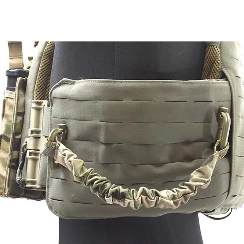 Accesorios tácticos, retención de armas, cordón de cuerda de seguridad, cinturón de eslinga fijo - imagen 3