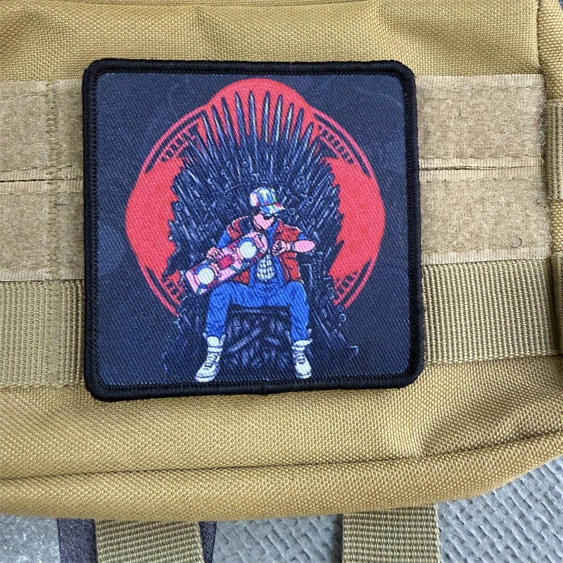 Futuro juego térmico de princesa, parche militar táctico, brazalete, insignia de moral, gancho y bucle, accesorios para mochila, pegatina decorativa - imagen 4