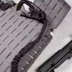 Hebilla de seguridad táctica con cuerda retráctil