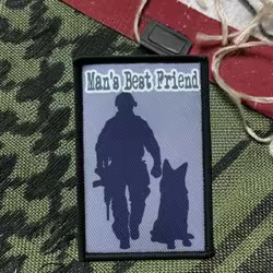 Parche estampado de mejor amigo para hombre, chaleco táctico, insignia de moral con gancho y bucle, pegatinas decorativas para mochila, parches para brazalete para ropa