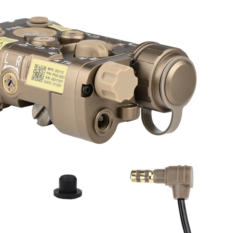 WADSN nuevo todo Metal L-3 NGAL rojo verde azul punto indicador IR láser función Dual interruptor táctico Airsoft caza luz LED - imagen 5