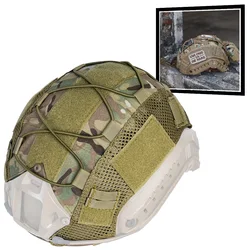 Cubierta de casco táctico para casco rápido, cubierta de casco multiamuflaje para casco Airsoft, equipo de tiro de caza de Paintball, nailon 500D