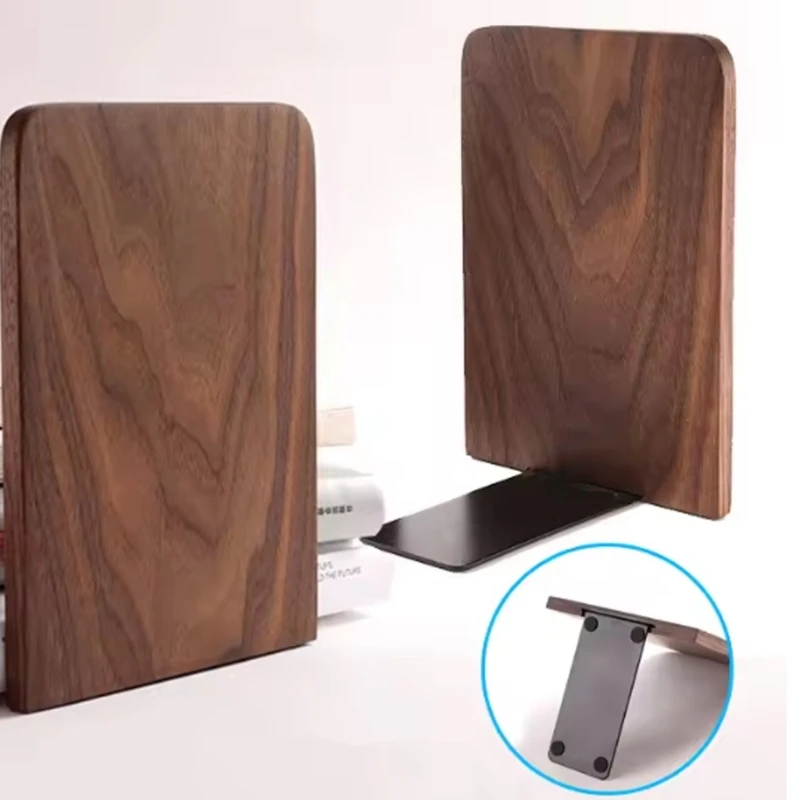 Sujetalibros madera para libros, soporte para libros, imágenes y cuadernos, K1KF - imagen 2