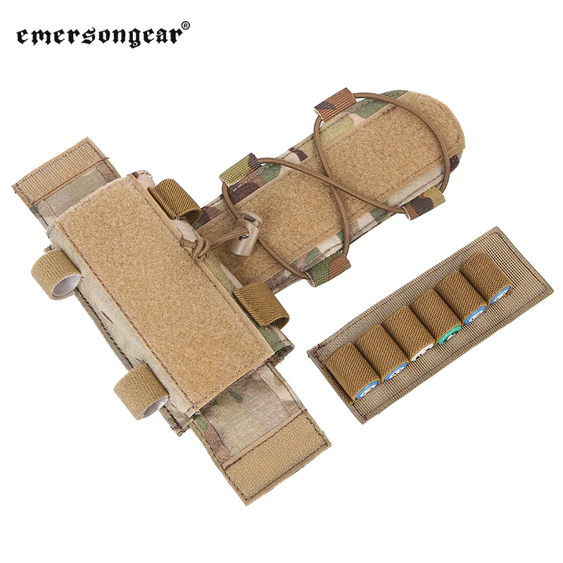 Emersongear-batería para casco estilo MK1, bolsa de almacenamiento, bolsa táctica, sombreros, Airsoft, caza, Camping, nailon - imagen 2